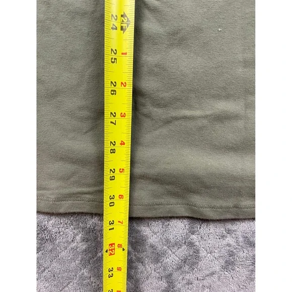 Forever‎ 21 Light Olive Green Ribbed Tank Dress XL Sleeveless Mini - Picture 4 of 9